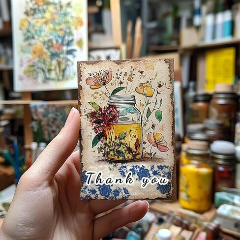 Ph Pandahall 6 Sheets Art Painting Background Clear Clear ، Disparent Decorative Clear Clear Craft Rubber Stamp for Card Making Diy Scrapbooking Album Crrafting Journal Decoration in Saudi Arabia