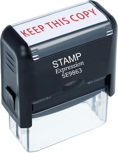 StampExpression - Keep This Copy Office Self Inking Rubber Stamp - Red Ink (A-5554) in Saudi Arabia