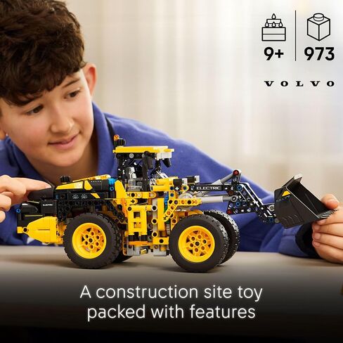 LEGO Technic Volvo L120 Electric Wheel Loader Construction Toy - Play Play Building Set - هدية عيد ميلاد رائعة للبنين ، والبنات ، والأطفال 9+ الذين يحبون تشغيلات المركبات - 42209 in Saudi Arabia