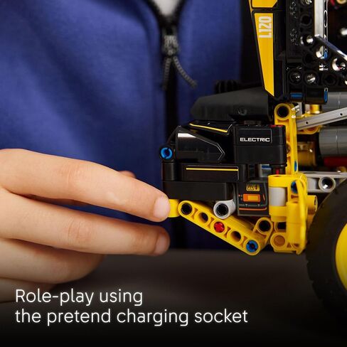 LEGO Technic Volvo L120 Electric Wheel Loader Construction Toy - Play Play Building Set - هدية عيد ميلاد رائعة للبنين ، والبنات ، والأطفال 9+ الذين يحبون تشغيلات المركبات - 42209 in Saudi Arabia