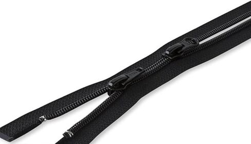 YKK #8 Nylon Coil Heavy Weight Jacket 2-Way Separating Zipper - Choose Your Length - Color: Black - Made in The United States (1 Zipper Per Pack) (Coil - 36" Inches) in Saudi Arabia