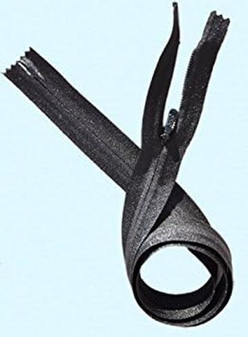 ykk ykk الفريد غير المرئي سحاب 24 "~ ykk #3 إخفاء ~ ثقيلة الخدمة ~ 580 أسود (3 سوستة/حزمة) in Saudi Arabia