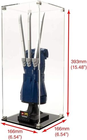 Display Case Compatible with Lego 76250 - Wolverine's Adamantium Claws Clear in Saudi Arabia