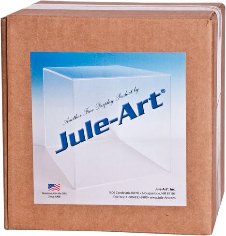 15" x 15" Clear Acrylic Display Box with One Open Side Versatile Square Retail Product Riser or Merchandise Storage Bin No Assembly by Marketing Holders in Saudi Arabia
