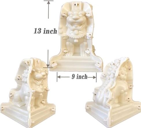 Concrete Statue Mold, Cement molds for Animals, Concrete Garden Statue Lion Mold for Garden Decoreation, EAIVENY Unique Concrete Plastic Mould (Lion) in Saudi Arabia