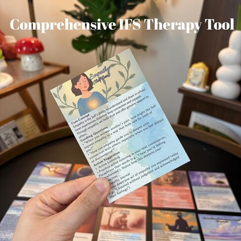 بطاقات علاج IFS للأنظمة العائلية الداخلية - أدوات المعالج الأساسية لمهارات المواجهة والقلق والاكتئاب واضطراب ما بعد الصدمة وشفاء الصدمات - بطاقات العلاج النفسي القوية من أجل الاستشارة الفعالة in Saudi Arabia