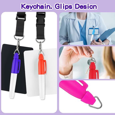 90 PCS MINI DERIALARTERS FOR الممرضات شارة MINI مع علامات Golf Keychain Clips Golf Ball Point for Office Classroom Supplies in Saudi Arabia