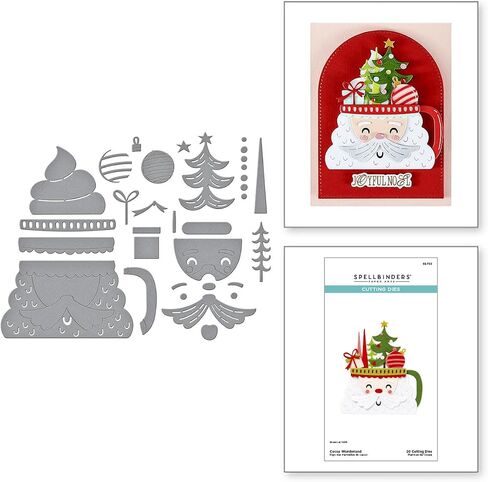 Spellbinders Cocoa Wonderland Etched Dies, Metal in Saudi Arabia