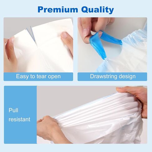 100 Count Litter Box Liners for Litter Robot 4 and 3 Waste Bags, Leak Proof Replacement Jumbo Cat Litter Box Liners, 26" x 24" Extra Thick Cat Litter Bags, Durable Waterproof Litter Bags in Saudi Arabia