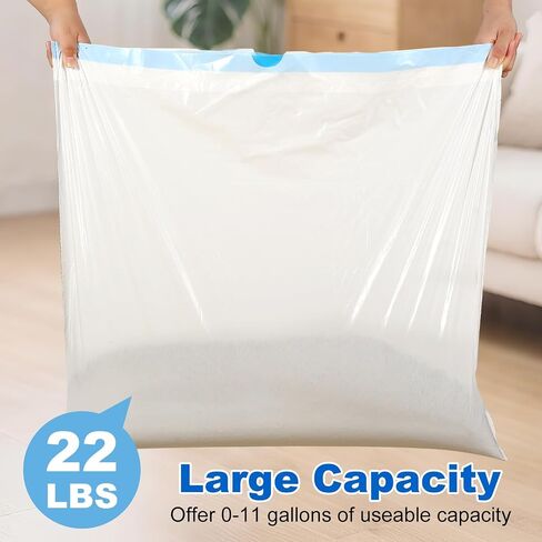 100 Count Litter Box Liners for Litter Robot 4 and 3 Waste Bags, Leak Proof Replacement Jumbo Cat Litter Box Liners, 26" x 24" Extra Thick Cat Litter Bags, Durable Waterproof Litter Bags in Saudi Arabia