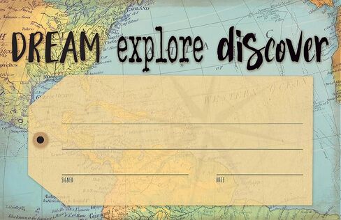 أنشأ المعلم الموارد السفر خريطة Dream Explore Discover ، حزمة 30 in Saudi Arabia