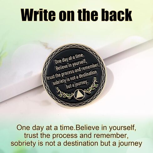 هدايا الرصانة الرمزية لعملة الرصانة الرمزية الرمزية للرقائق والميداليات للنساء الرجال (أخضر ، عامين) in Kuwait