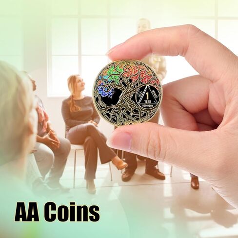 هدايا الرصانة الرمزية لعملة الرصانة الرمزية الرمزية للرقائق والميداليات للنساء الرجال (أخضر ، عامين) in Kuwait