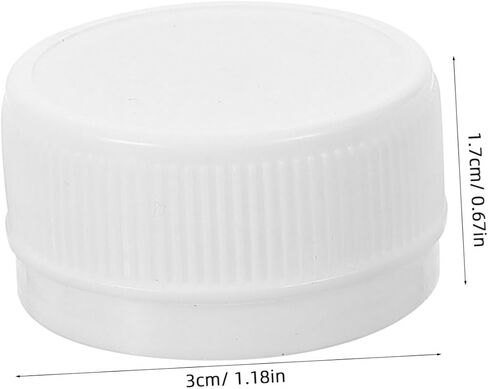 100pcs Plastic Bottle Caps Decorative Bottle Cap for DIY Craft Environmental Protection and Development of Childrenâ€™s Intelligence (Black) in Saudi Arabia
