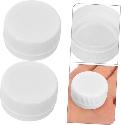 100pcs Plastic Bottle Caps Decorative Bottle Cap for DIY Craft Environmental Protection and Development of Childrenâ€™s Intelligence (Black) in Saudi Arabia