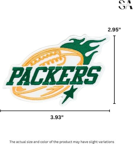 Siam Accs Rugby Fans Packers Football Stars Patch Embroidery American Football Fan Favorite Team Iron On Sew On for Clothing Backpacks Jeans Motorcycle Sew On Custom Jackets Hats Tactical Bags in Saudi Arabia