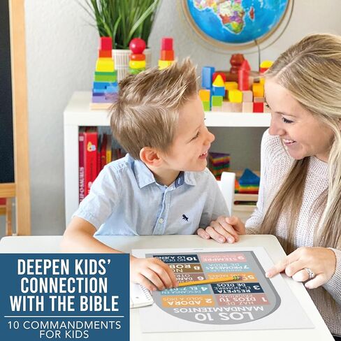Hadley Designs Spanish Classroom Decorations - Spanish Classroom Must Haves, Books Of The Bible Poster, Bible Posters For Kids, Cuadros Cristianos En Español, Boho Textos Biblicos Español Para Pared in Saudi Arabia