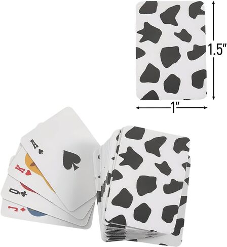 Fun Express Farm Animals Mini Playing Cards - 24 Decks - Party Favors and Giveaways in Saudi Arabia
