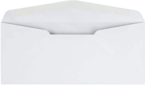 Staples #10 Business Envelopes, Premium Gummed Flap Closure, 9.5 x 4.125 Inch, 500-Pack, White in Saudi Arabia