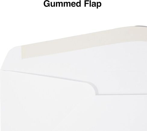 Staples #10 Business Envelopes, Premium Gummed Flap Closure, 9.5 x 4.125 Inch, 500-Pack, White in Saudi Arabia
