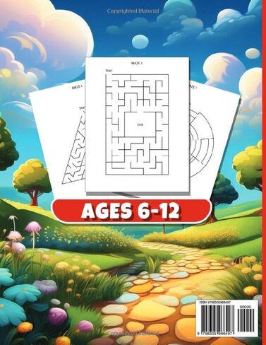 Mazes For Kids Ages 6-12: Maze Activity Book For Kids with answers | More Than 150 Mazes in Saudi Arabia