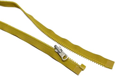 2pcs ykk #5 مقولبة بلاستيكية قابلة للانعكاس داخل/خارجي متوسطة الوزن سترة رياضية سحاب فصل شريط سحب الألومنيوم: الذهب القديم #509W - اختر الطول (الذهب القديم #509W ، 11 بوصة) in Saudi Arabia