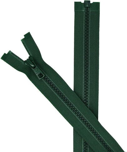 11" Vislon Zipper ~ YKK #5 Molded Plastic ~ Separating - 890 Dark Green Hemlock (1 Zipper/Pack) in Saudi Arabia