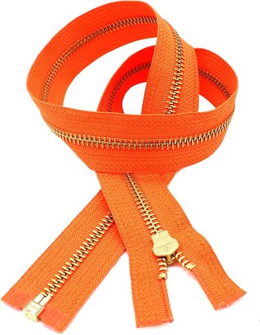 24 "سترة الوزن المتوسطة سحاب YKK #5 النحاس ~ فصل ~ 523 Orange (1 سحاب/حزمة) in Saudi Arabia