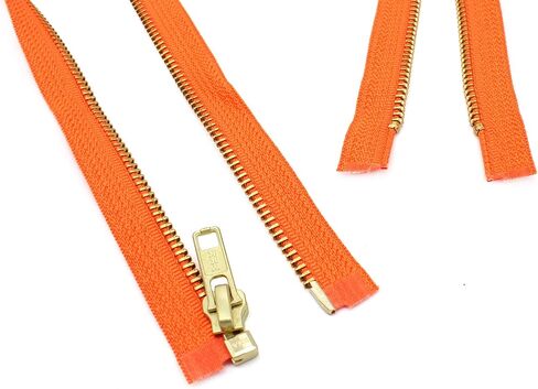 24 "سترة الوزن المتوسطة سحاب YKK #5 النحاس ~ فصل ~ 523 Orange (1 سحاب/حزمة) in Saudi Arabia