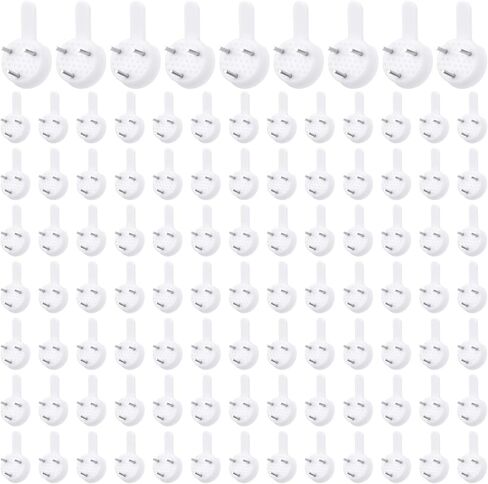 100pcs شماعات الجدار الصلبة غير المليئة بالكلام غير المرئي خطافات غير مرئية أظافر خرسانية صعبة الجدار خطاف الصورة خطاف تتبع الأظافر للأجهزة ، السحابات in Kuwait