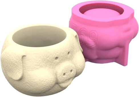 3D Silicone Mold Silicone Casting Mould Shape Silicone Craft Molds for Making Concrete Resin Flowerpot in Saudi Arabia