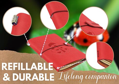 InnoBeta Ladybug Gifts for Women/Men, Gifts for Ladybug Lover, Ladybug Journal, Notebook, Sketchbook, Travel Diary, 7.8x5 Inches in Saudi Arabia