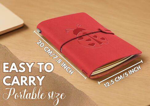 InnoBeta Ladybug Gifts for Women/Men, Gifts for Ladybug Lover, Ladybug Journal, Notebook, Sketchbook, Travel Diary, 7.8x5 Inches in Saudi Arabia