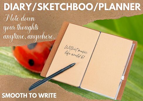 InnoBeta Ladybug Gifts for Women/Men, Gifts for Ladybug Lover, Ladybug Journal, Notebook, Sketchbook, Travel Diary, 7.8x5 Inches in Saudi Arabia