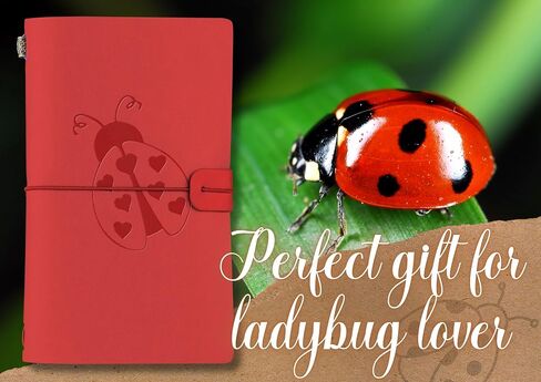 InnoBeta Ladybug Gifts for Women/Men, Gifts for Ladybug Lover, Ladybug Journal, Notebook, Sketchbook, Travel Diary, 7.8x5 Inches in Saudi Arabia