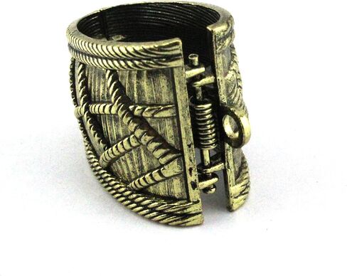 10pcs Automatically Spring Open Zinc Alloy Scarf Ring Buckle Slide Tube Bails Scarf Jewelry Charms Accessories (Antique Bronze) in Saudi Arabia