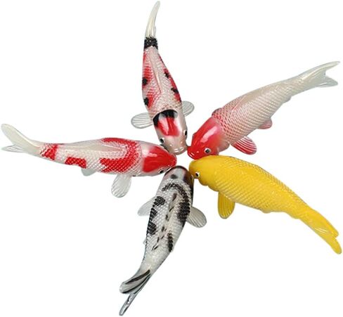 Luxshiny 5pcs واقعية Koi Fish Fish Fishfish التماثل in Kuwait