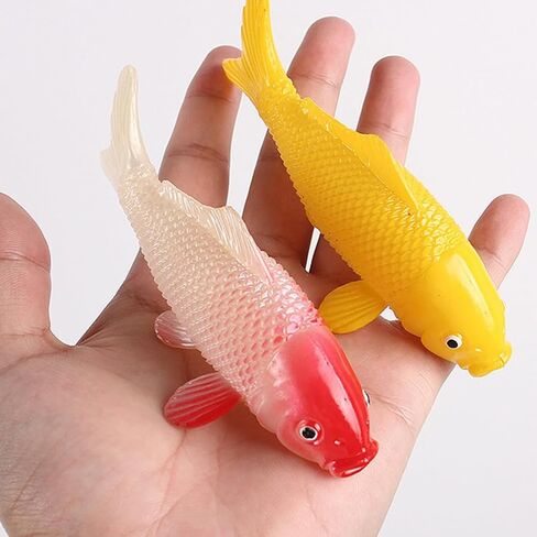 Luxshiny 5pcs واقعية Koi Fish Fish Fishfish التماثل in Kuwait