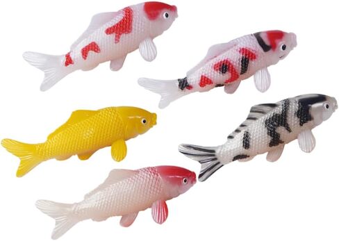Luxshiny 5pcs واقعية Koi Fish Fish Fishfish التماثل in Kuwait