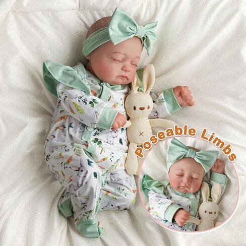Babeside LifeLike Reborn Baby Baby Dolls Twins ، 20 بوصة واقعية حديثي الولادة فتاة فينيل ناع in Saudi Arabia