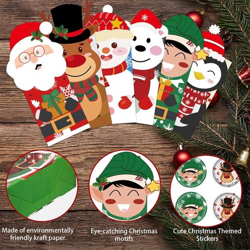 Lollutdotu Halloween Treat Bags，24 PCS Goodie Bags with Stickers, Halloween Trick or Treat Bags for Kids Classroom Decoration Party Supplies in Kuwait