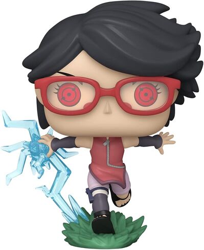 Funko POP! Animation: Boruto - Sarada Uchiha with Sharingan - Boruto: Naruto Next Generations - Collectable Vinyl Figure - Gift Idea - Official Merchandise - for Kids & Adults - Anime Fans in Saudi Arabia