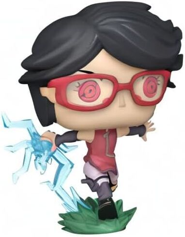 Funko POP! Animation: Boruto - Sarada Uchiha with Sharingan - Boruto: Naruto Next Generations - Collectable Vinyl Figure - Gift Idea - Official Merchandise - for Kids & Adults - Anime Fans in Saudi Arabia