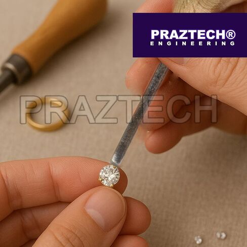 3-in-1 Jewelery Stone Setting Tool Kit – Prong Pusher, Bezel Pusher, Bezel Roller – Metal Setting Tools with Hardwood Handles for DIY Jewelry Repair and Stone Mounting in Saudi Arabia