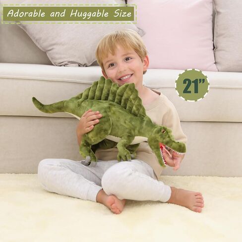 ألعاب الديناصورات Dino Spinosaurus ، حيوان محشوة بالديناصور ، 21 "Spinosaurus محشو بالحيوان ، هدية عيد ميلاد Dragon Doll Toys Pillow Hight in Kuwait