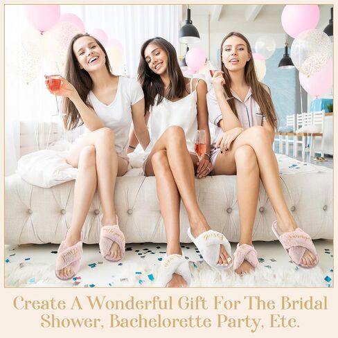 Honoson 22 PCS Gold Bride Iron on Heat Transfer for bridal slipper custom وصيفات الشرف على الشارات الهدايا الشخصية وصيفات الشرف خادمة نقل الحرارة ملصقات الفينيل in Saudi Arabia