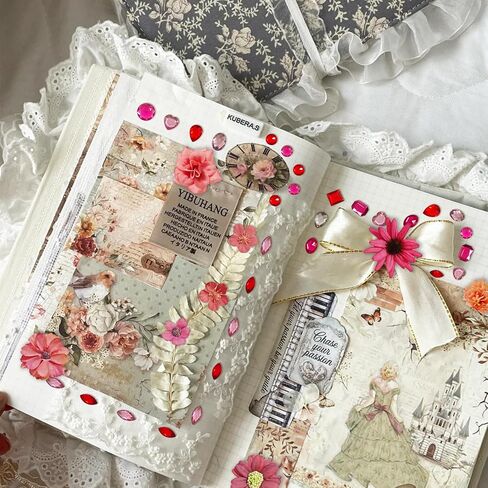 Orgmemory Flowers Lourd Flowers ، 180 ٪ ، ملصقات جوهرة ، ورؤوس زهور مزيفة ، زهور الشعر الوردي ، مناسبة لتزيين الهدايا ، إنشاء كتب قصاصات ، ديكورات تخرج Cap Decorations in Saudi Arabia