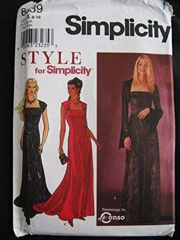 Simplicity 8839 Sewing Pattern, Misses' Dress, Size A (8-18) in Saudi Arabia