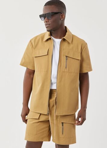 Simplicity SS3110BB Men's Relaxed Fit Shirts, Pull-on Shorts and Pull-on Pants Sewing Pattern Packet, Design Code S3110, Sizes 44-46-48-50-52 in Saudi Arabia