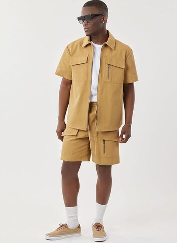 Simplicity SS3110BB Men's Relaxed Fit Shirts, Pull-on Shorts and Pull-on Pants Sewing Pattern Packet, Design Code S3110, Sizes 44-46-48-50-52 in Saudi Arabia